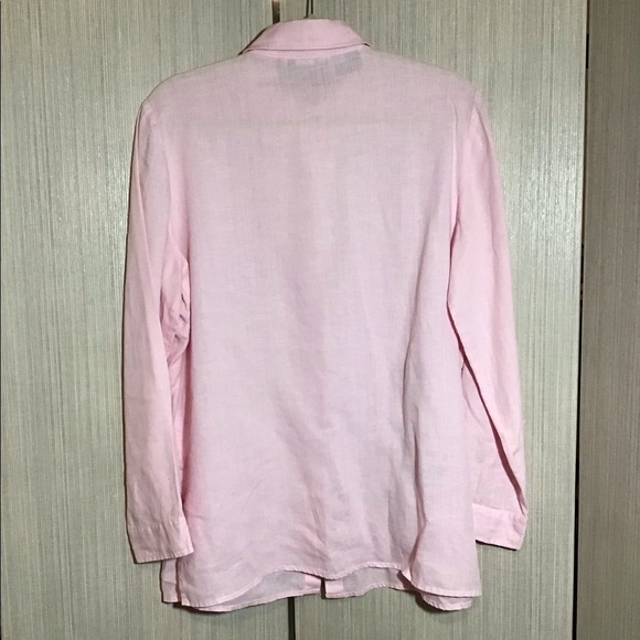 Edward Irish linen embroidered blouse - Picture 2 of 3